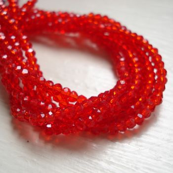 FACETED CRYSTAL RONDELLE